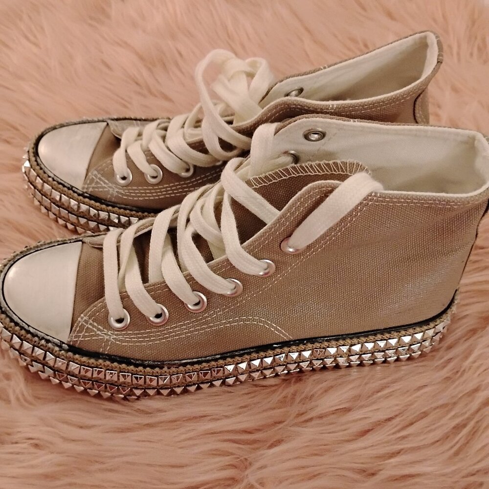 Chantel Studded High Top Sneaker